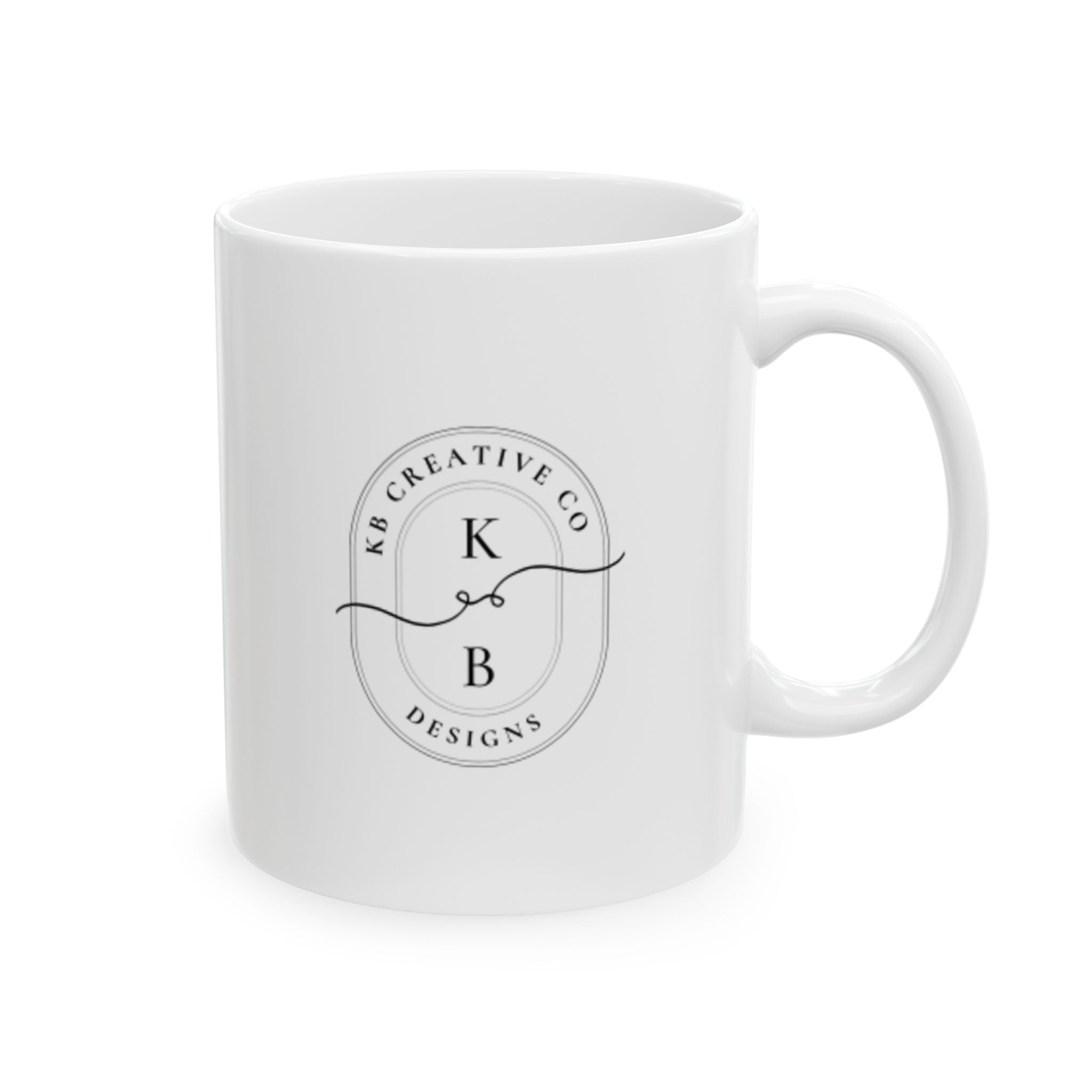 Minimal Line Art Ghost Mug | Ceramic Coffee Cup