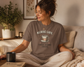 Nurse Life coffee cup illustration T-Shirt | Coffee, Scrubs, Chaos