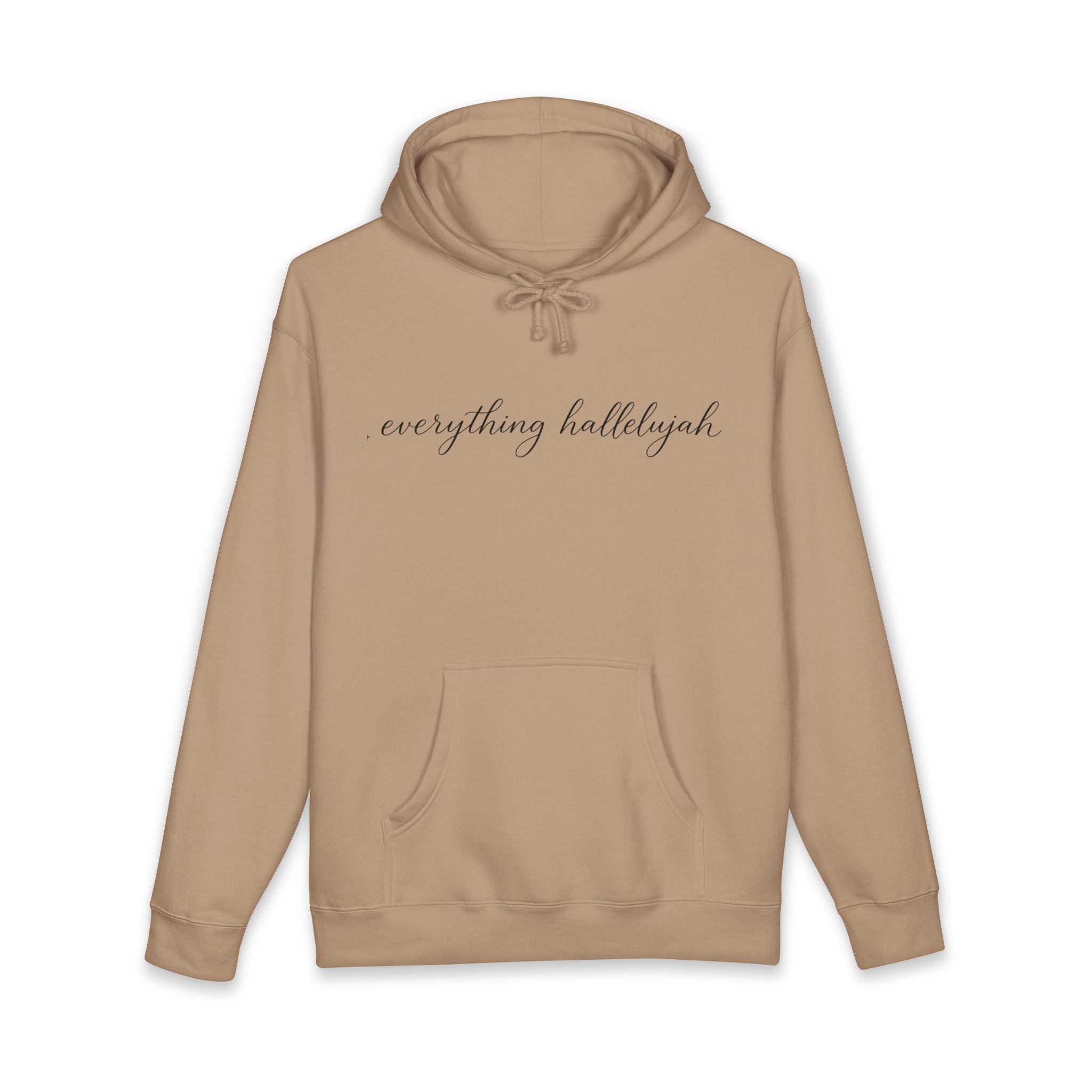 everything hallelujah Hoodie | Script Text Christian Faith Hoodie