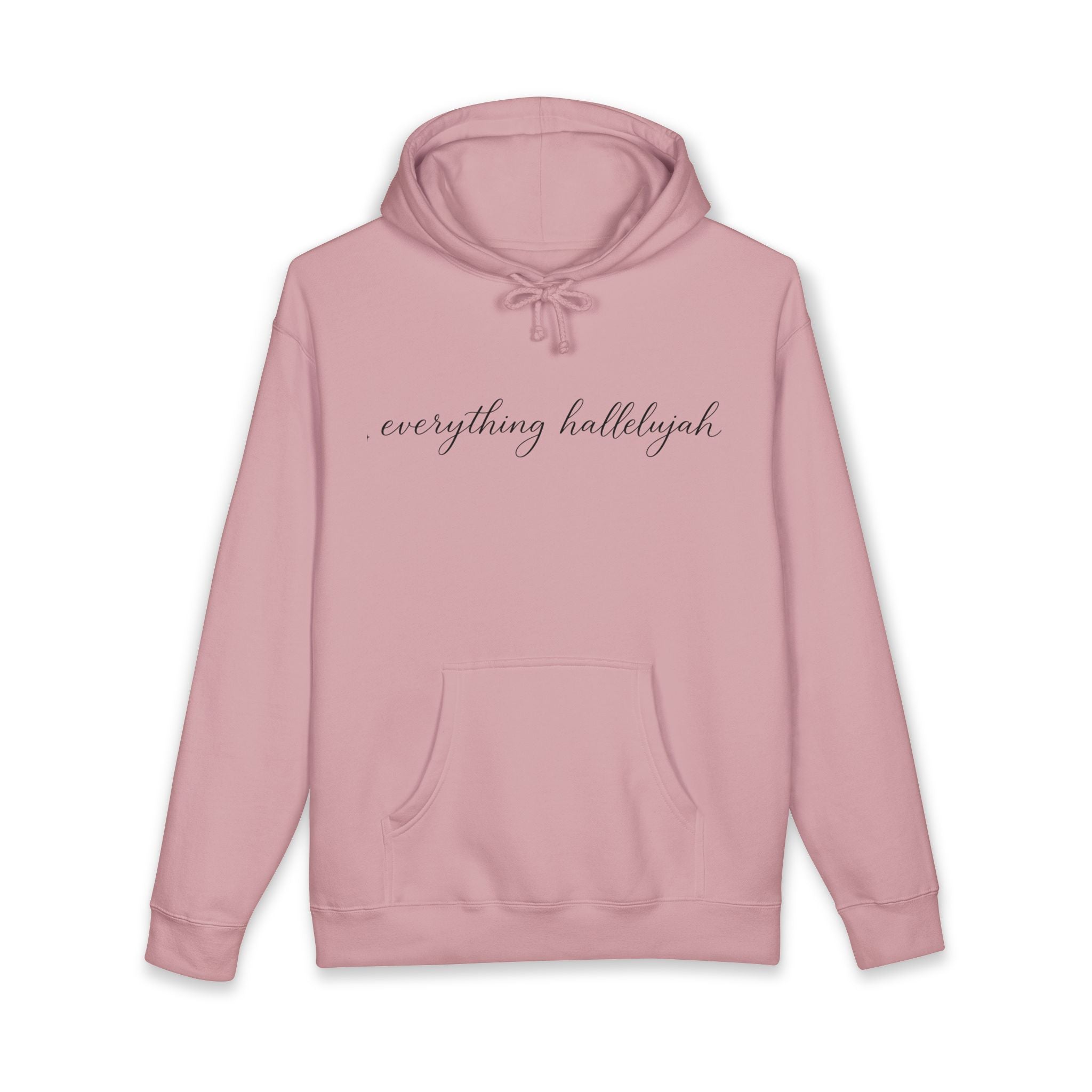 everything hallelujah Hoodie | Script Text Christian Faith Hoodie